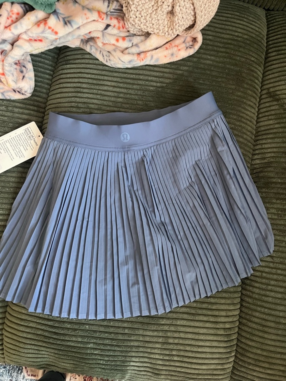Lululemon Athletica Varsity High Rise Pleated Tennis Skirt Oasis Blue NWT 6 READ - Picture 2 of 10